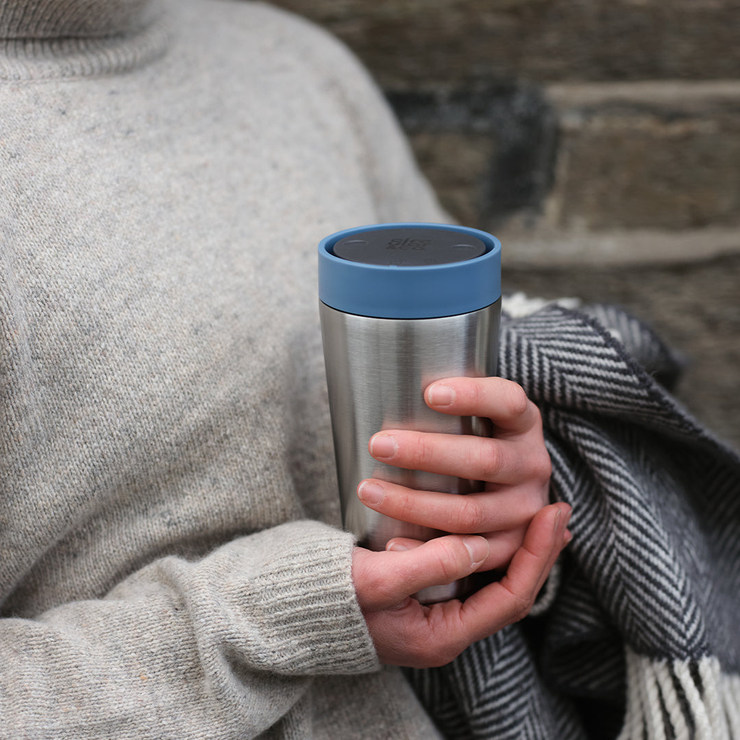 Circular&Co Stainless Steel Travel Mug - 12oz (340ml) - Various Colours