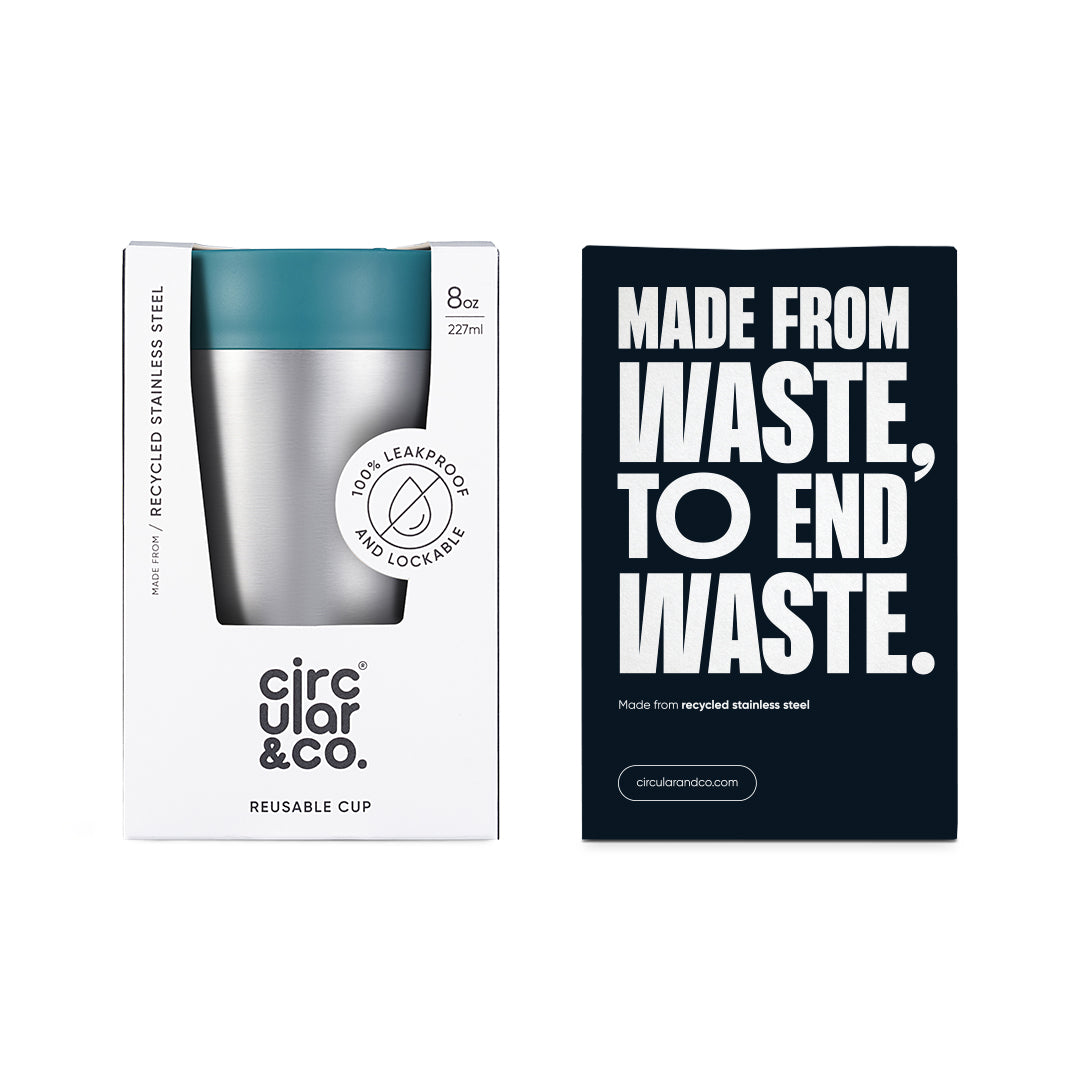 Circular&Co Stainless Steel Travel Mug - 8oz (227ml) - Various Colours