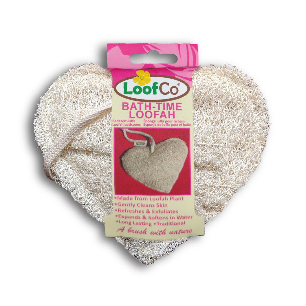 Bath-Time Heart Loofah
