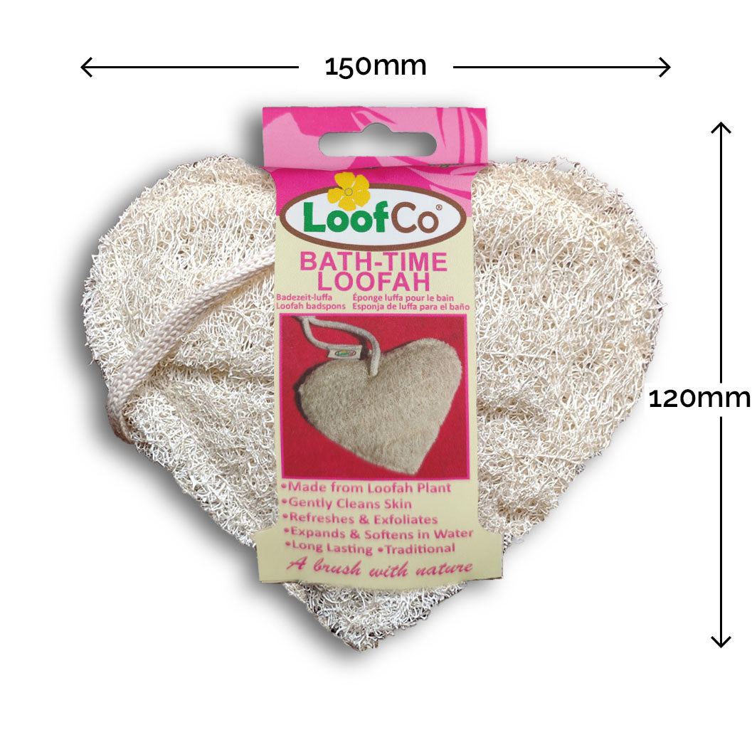 Bath-Time Heart Loofah