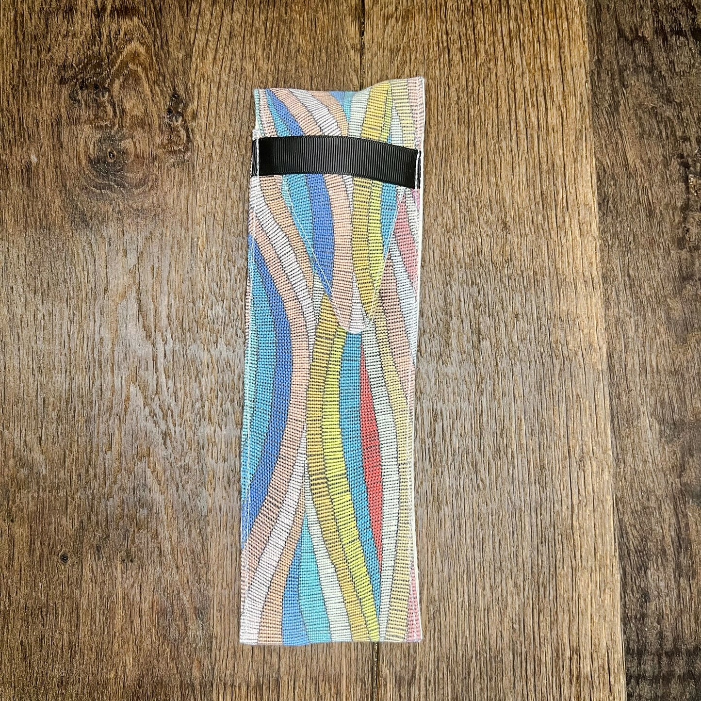Bamboo Cutlery in Handmade Pouch - Various Fabrics