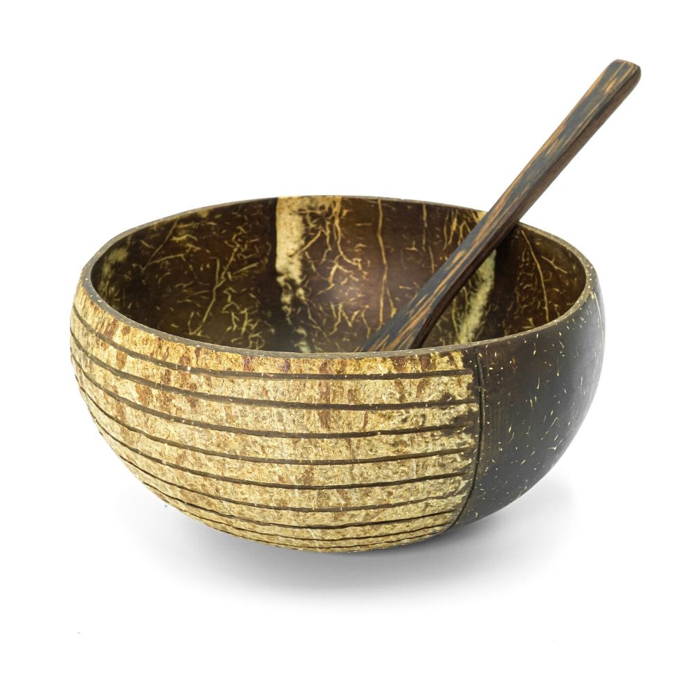 Coconut Bowl and Reclaimed Spoon - Various Designs