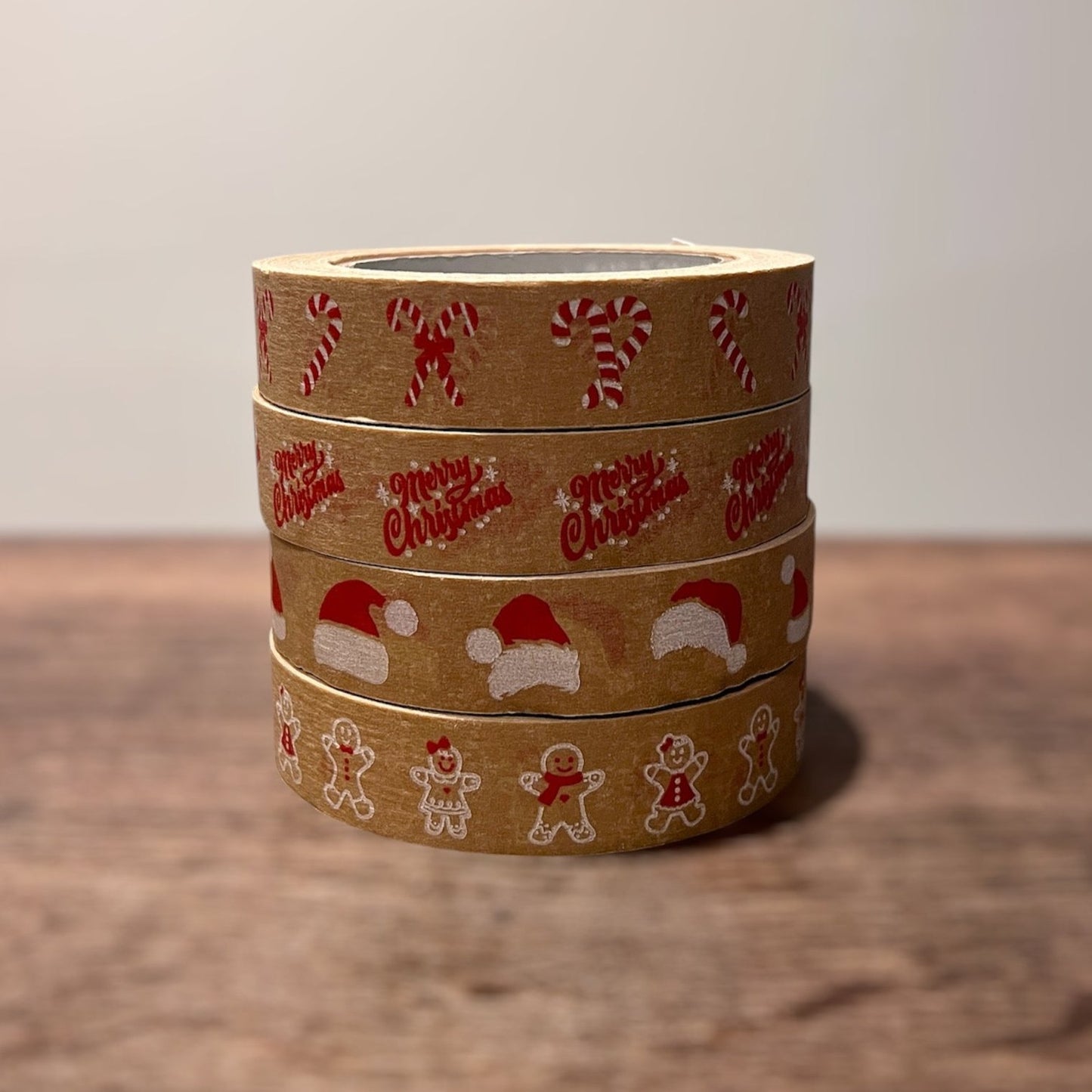 Self Adhesive Brown Paper Tape - Various Designs