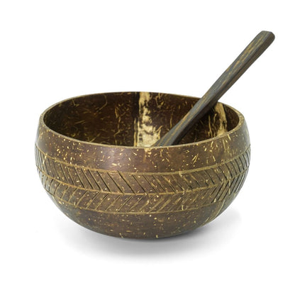 Coconut Bowl and Reclaimed Spoon - Various Designs